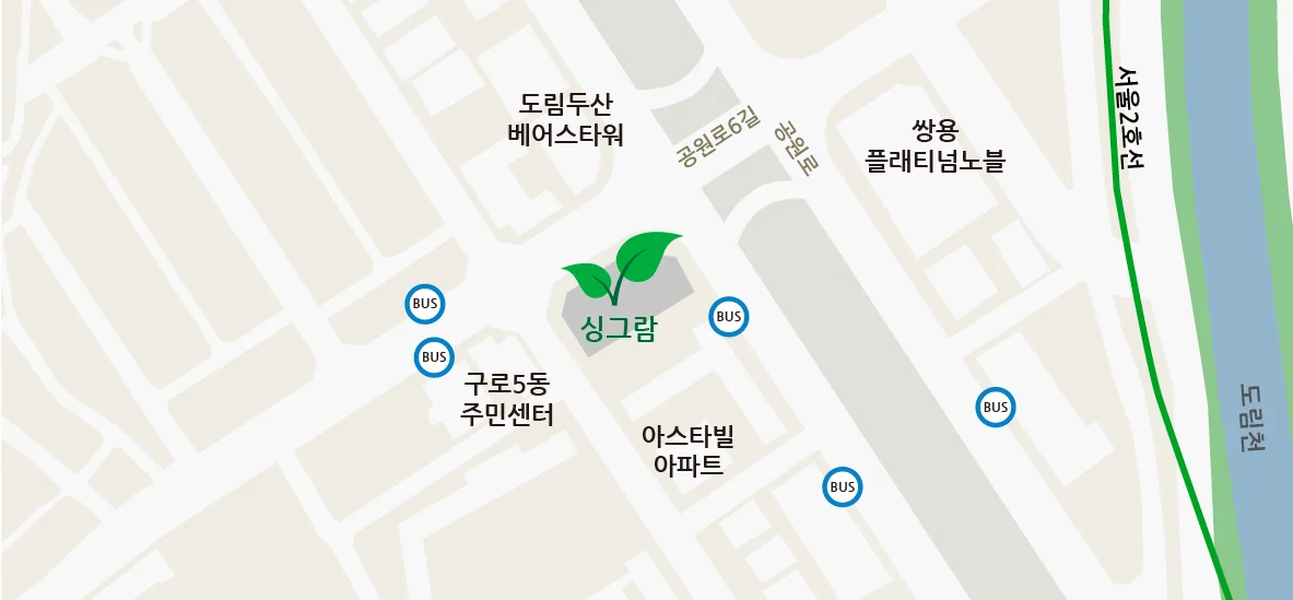 서울 지사 약도